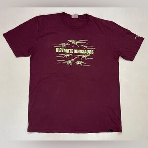 Ultimate Dinosaurs Frost Science Miami Graphic T-shirt Men Large Red